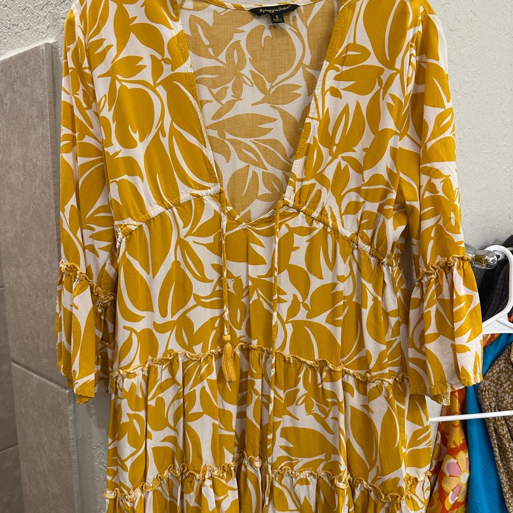 Yellow Floral Dress
